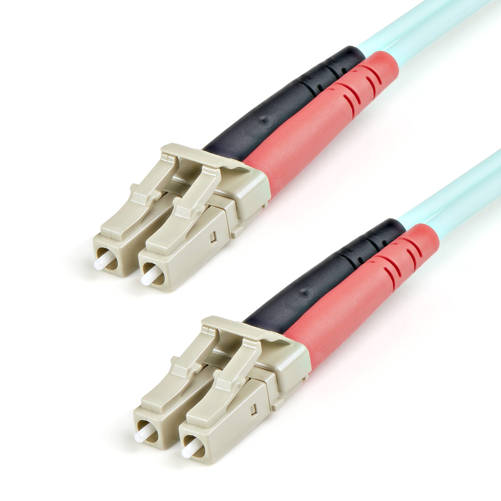1M AQUA FIBER PATCH CABLE .