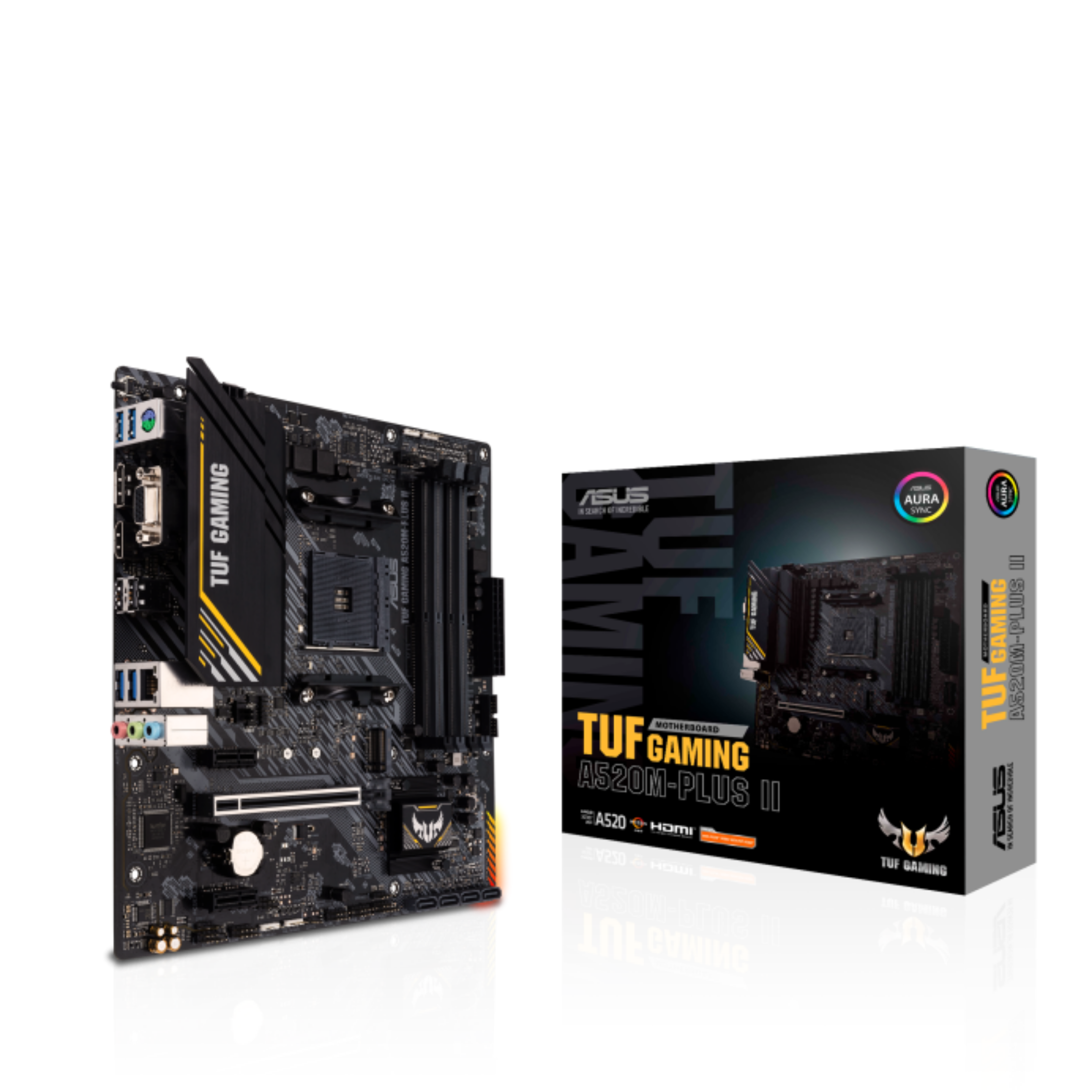 ASUS TUF GAMING A520M-PLUS II AMD A520 microATX 4DDR4