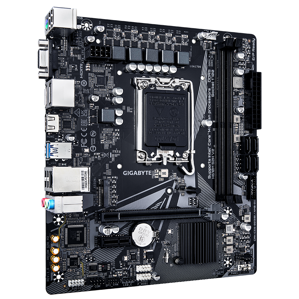 GIGABYTE H610M S2H V2 LGA1700 2xDDR5 4xSATA 1xM.2
