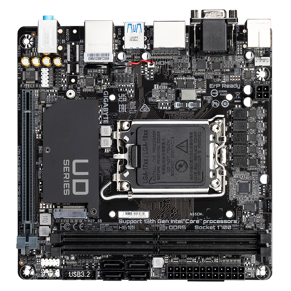 H610I, Mainboard