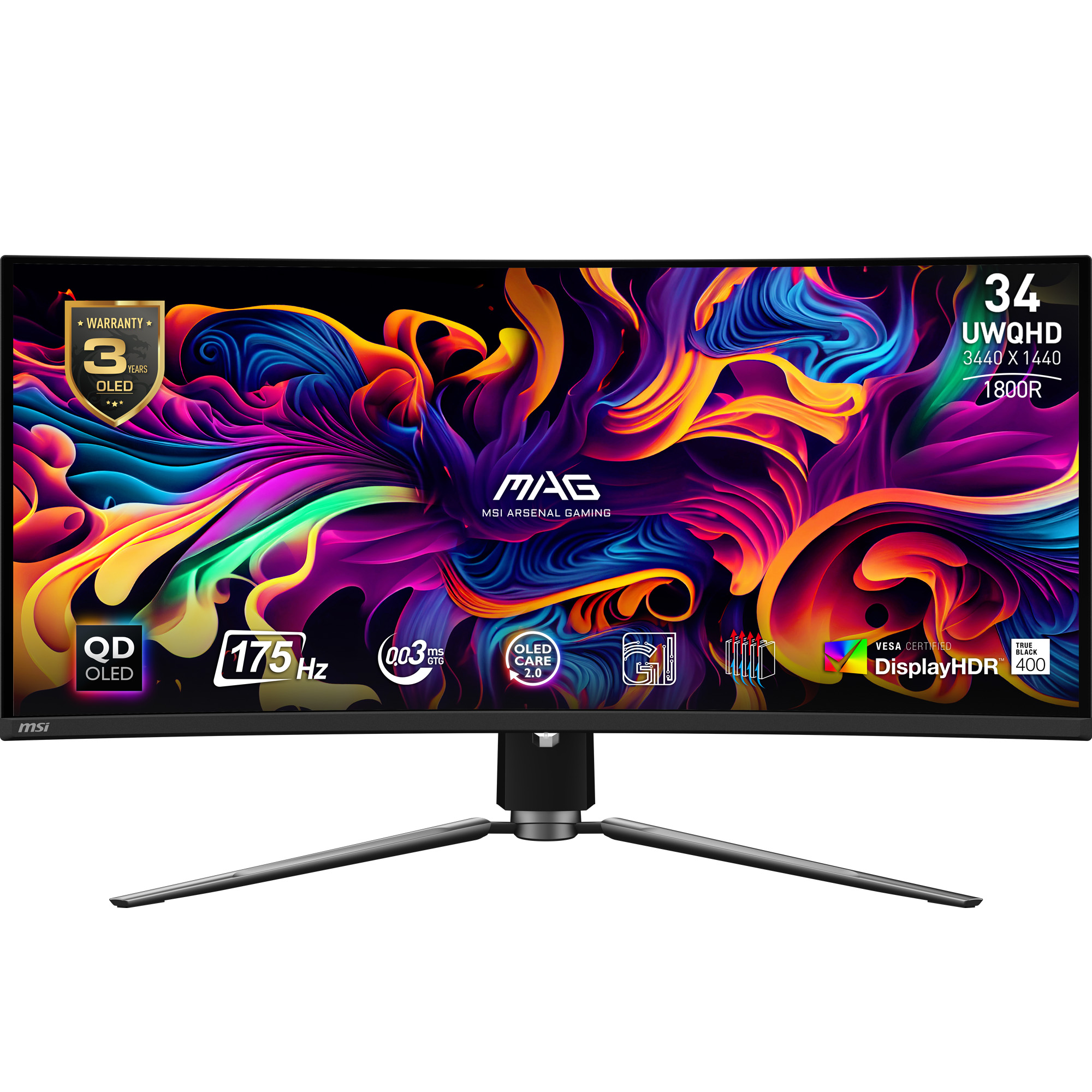 MAG 341CQPDE QD-OLED, Gaming-Monitor