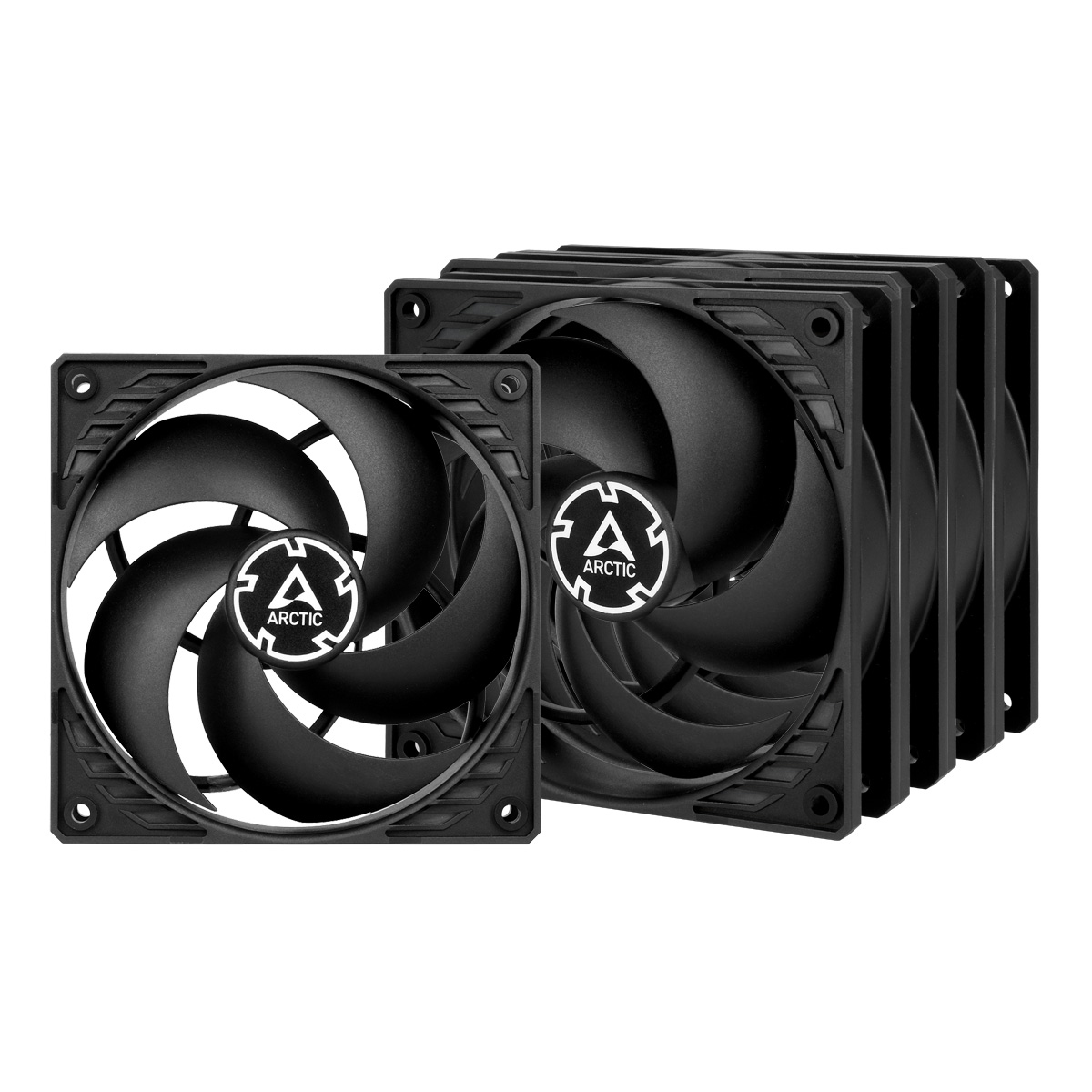ARCTIC Lüfter 120*120*25 P12 Max PWM regulated (Black) 5Pack
