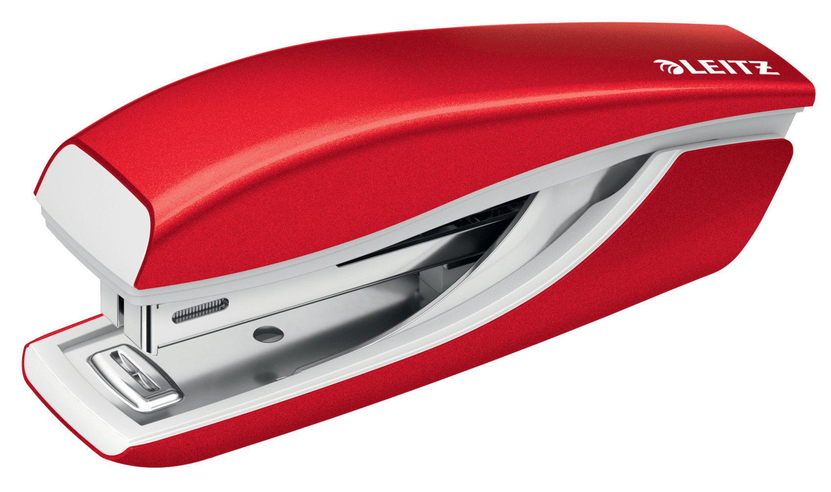 LEITZ Heftgerät NeXXt 5528 WOW Mini rot-metallic, 1 St.