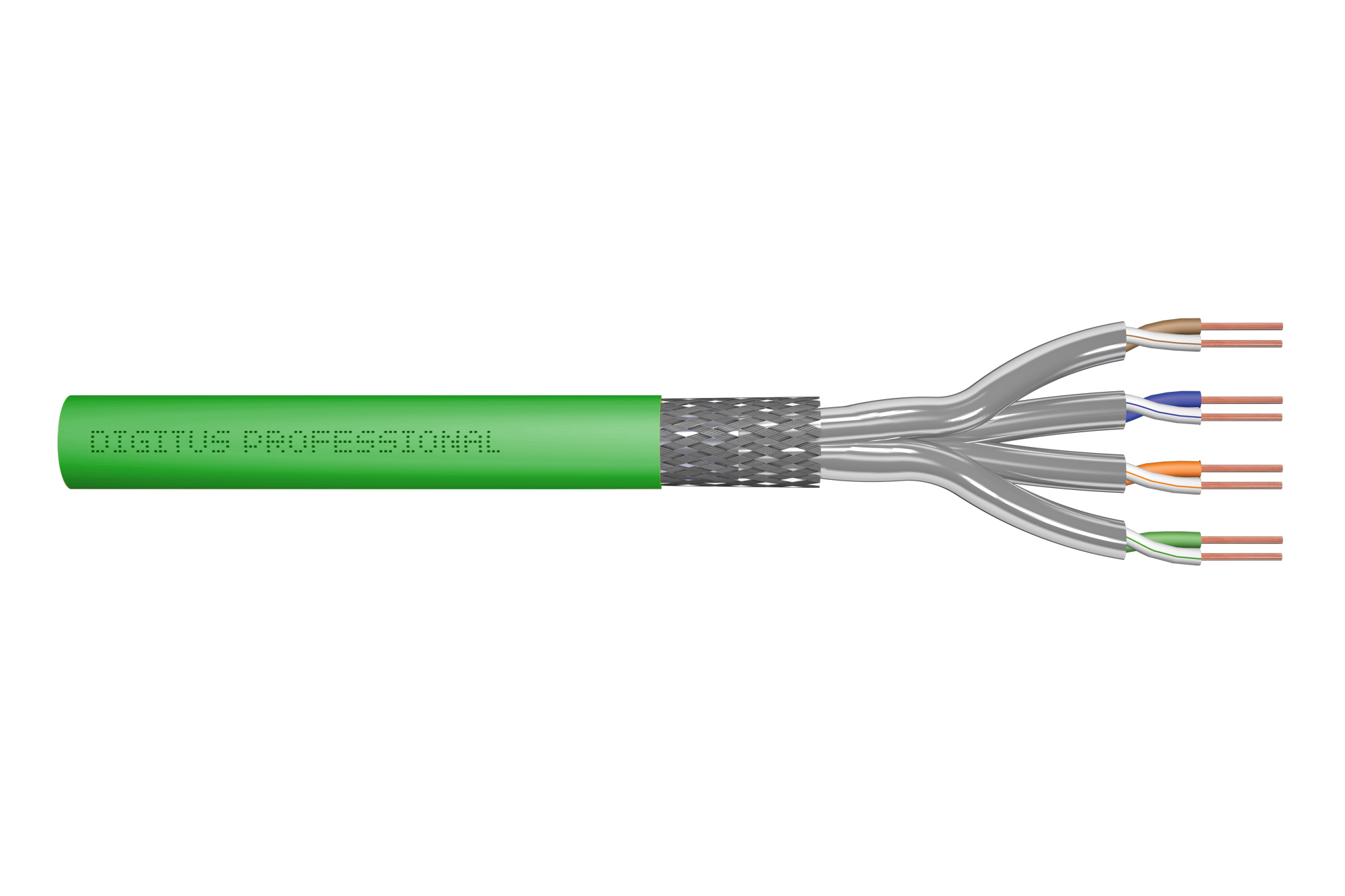 DIGITUS CAT 8.2 S/FTP Installationskabel, 100m, Simplex, DCA
