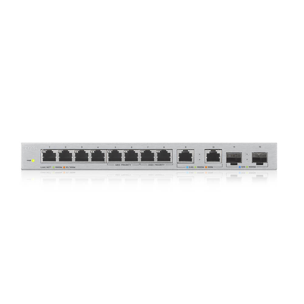 Zyxel Switch XGS1010-12 MultiGig V2 10-Port Unmanaged