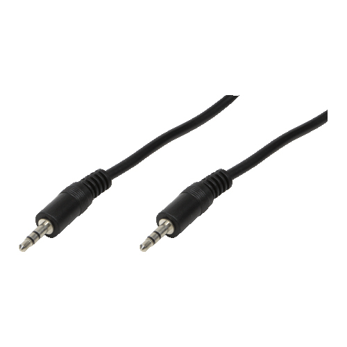 Logilink Audiokabel 1x 3,5mm -> 1x 3,5mm St/St 10.00m bk