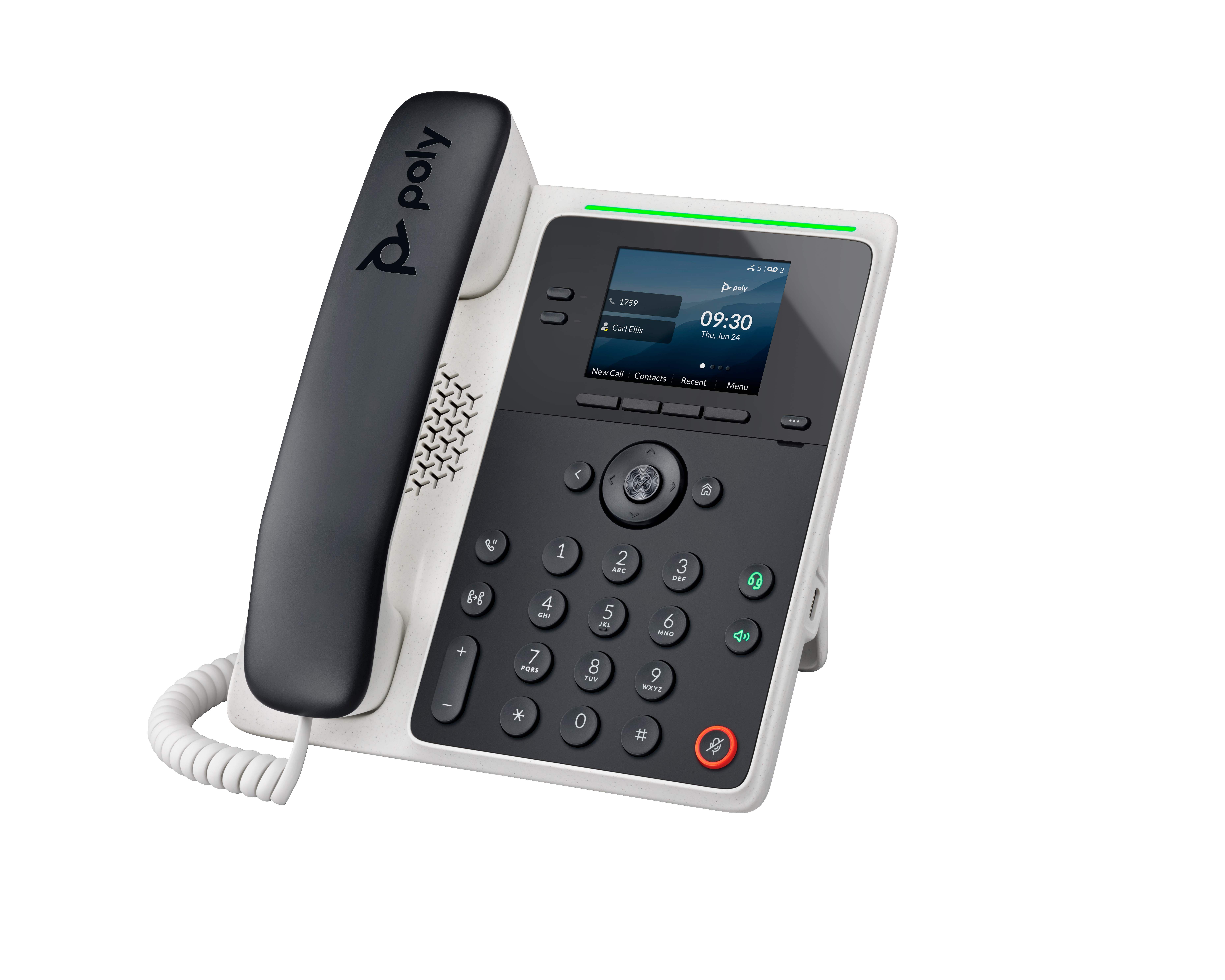 HP Poly Edge E100 IP Phone and PoE-enabled