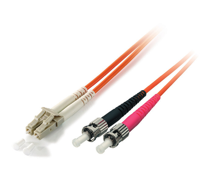 Equip Patchkabel LC->ST 15.00m Singlemode Duplex OS2 gelb Polybeutel