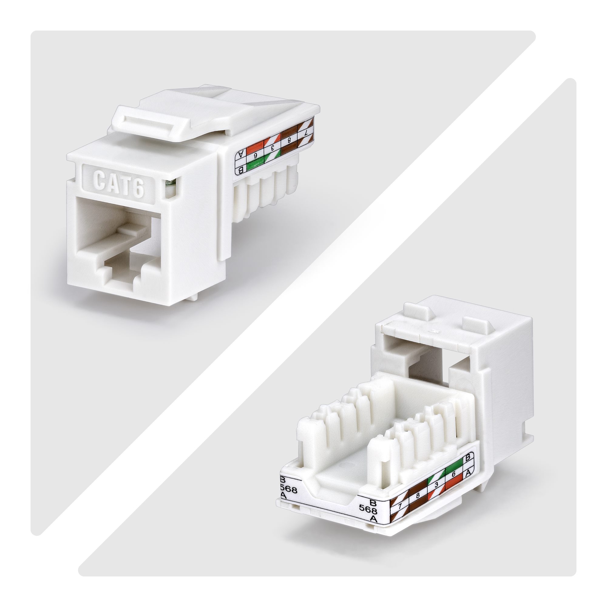 CAT6 KEYSTONE JACK 24-PACK .