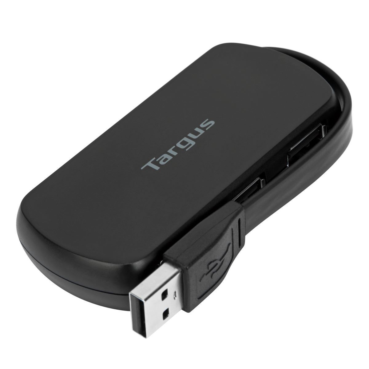 4 PORT USB 2.0 HUB BLACK .