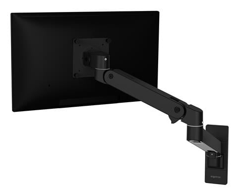 ERGOTRON LX Pro Monitor Arm, Wandhalterung für Monitore bis 34, 1,8-10 kg, VESA, Constant Force Technologie schwarz