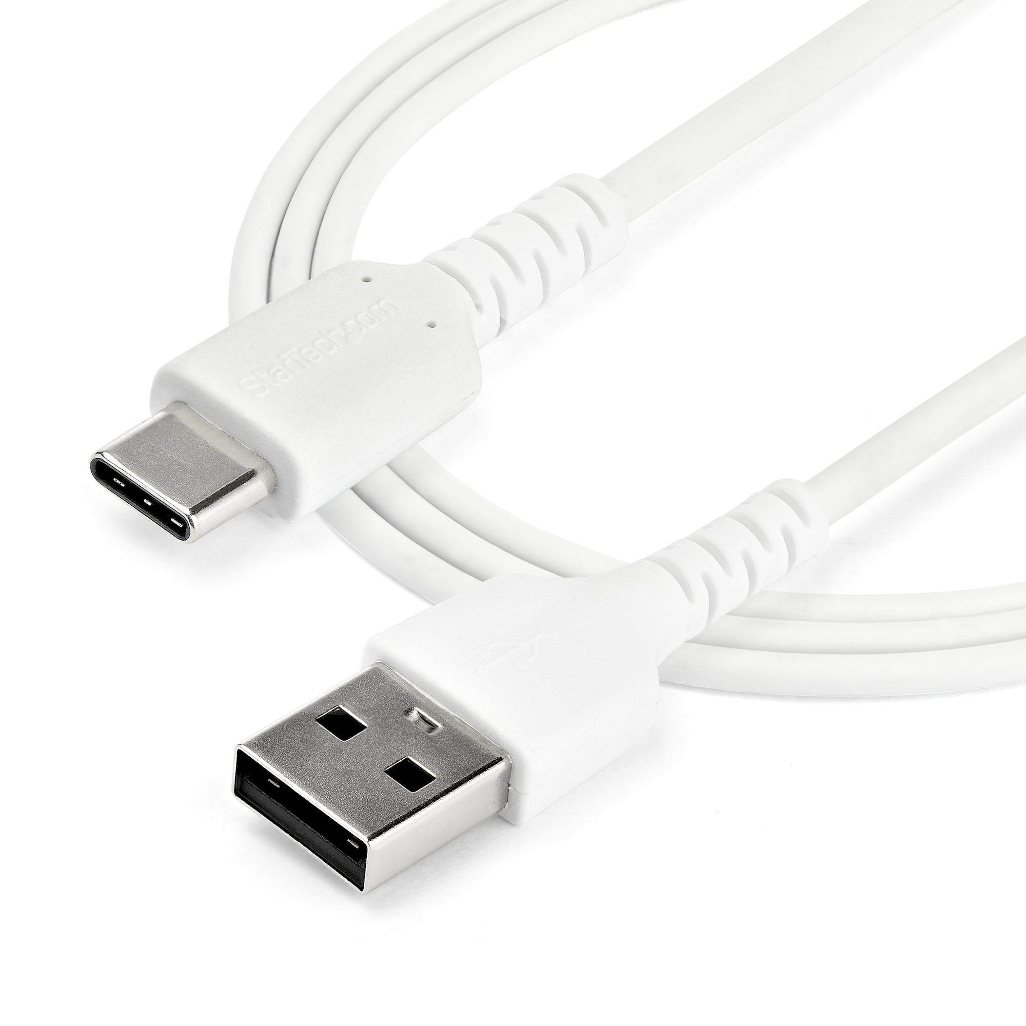2 M USB 2.0 TO USB C CABLE CABLE WHITE ARAMID FIBER
