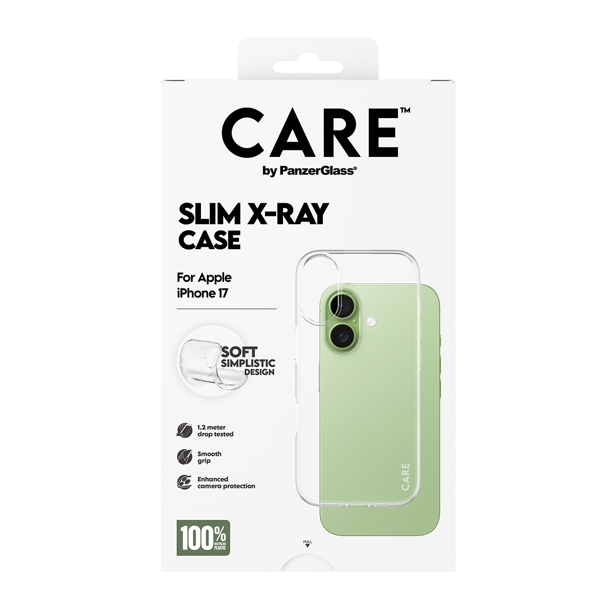 CARE BY FASHIONABLE CASE TRANSP X-RAY SOFT BASIC IPHONE 17