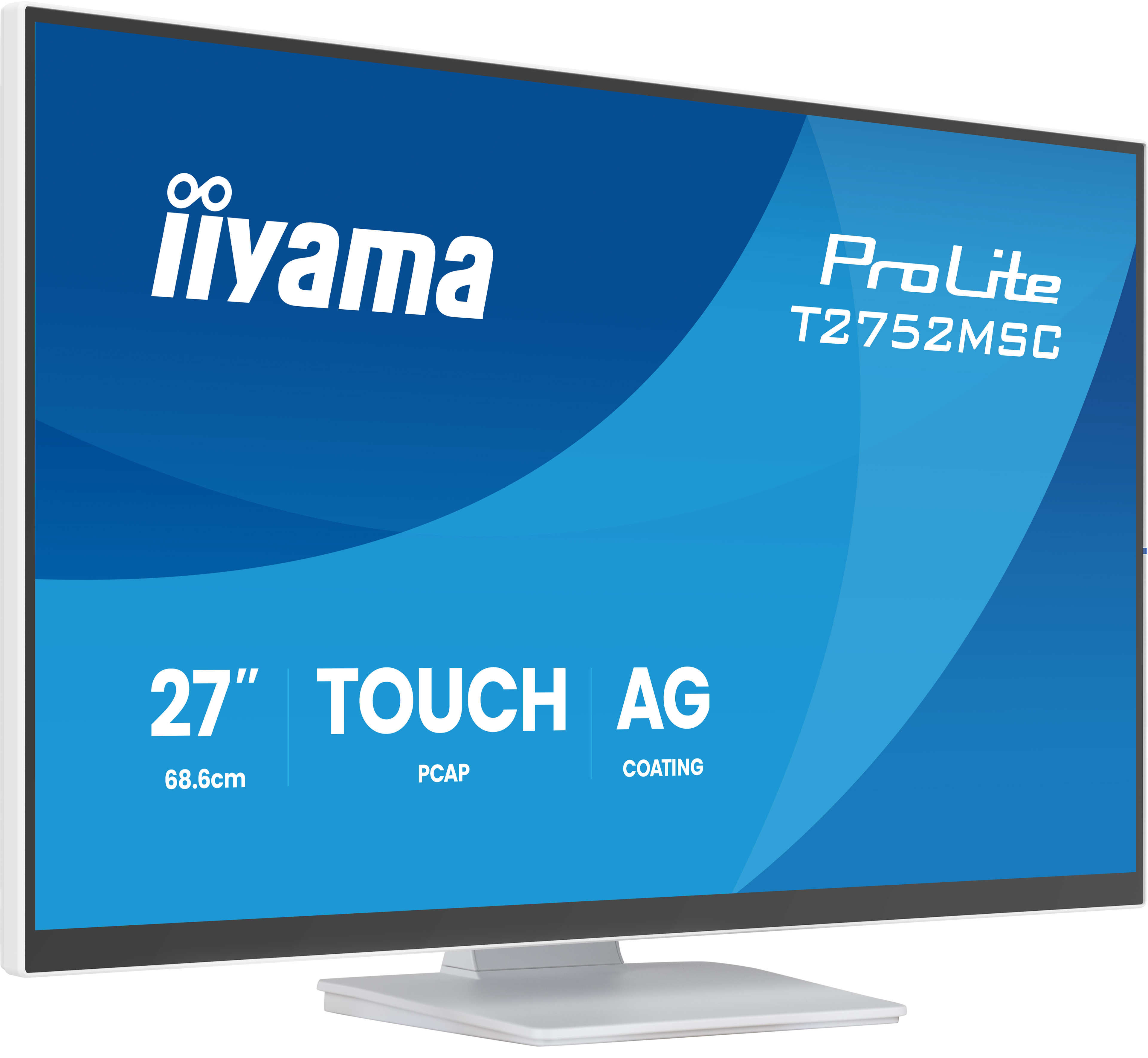 IIYAMA 68.6cm (27) T2752MSC-W1AG 16:9 Touch HDMI+DP+2xUSB