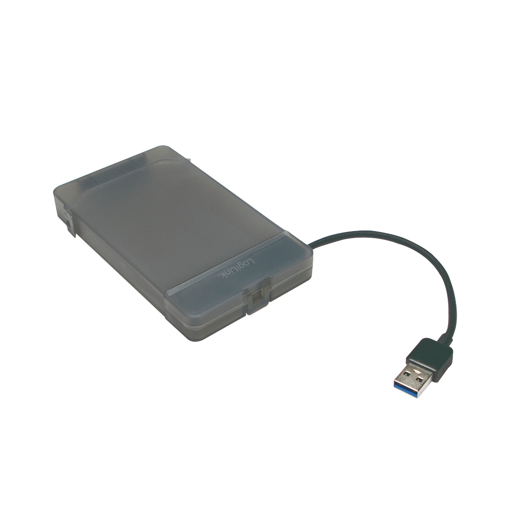 Logilink Adapter USB 3.0 auf 2,5 SATA mit Schutzhülle,schw.