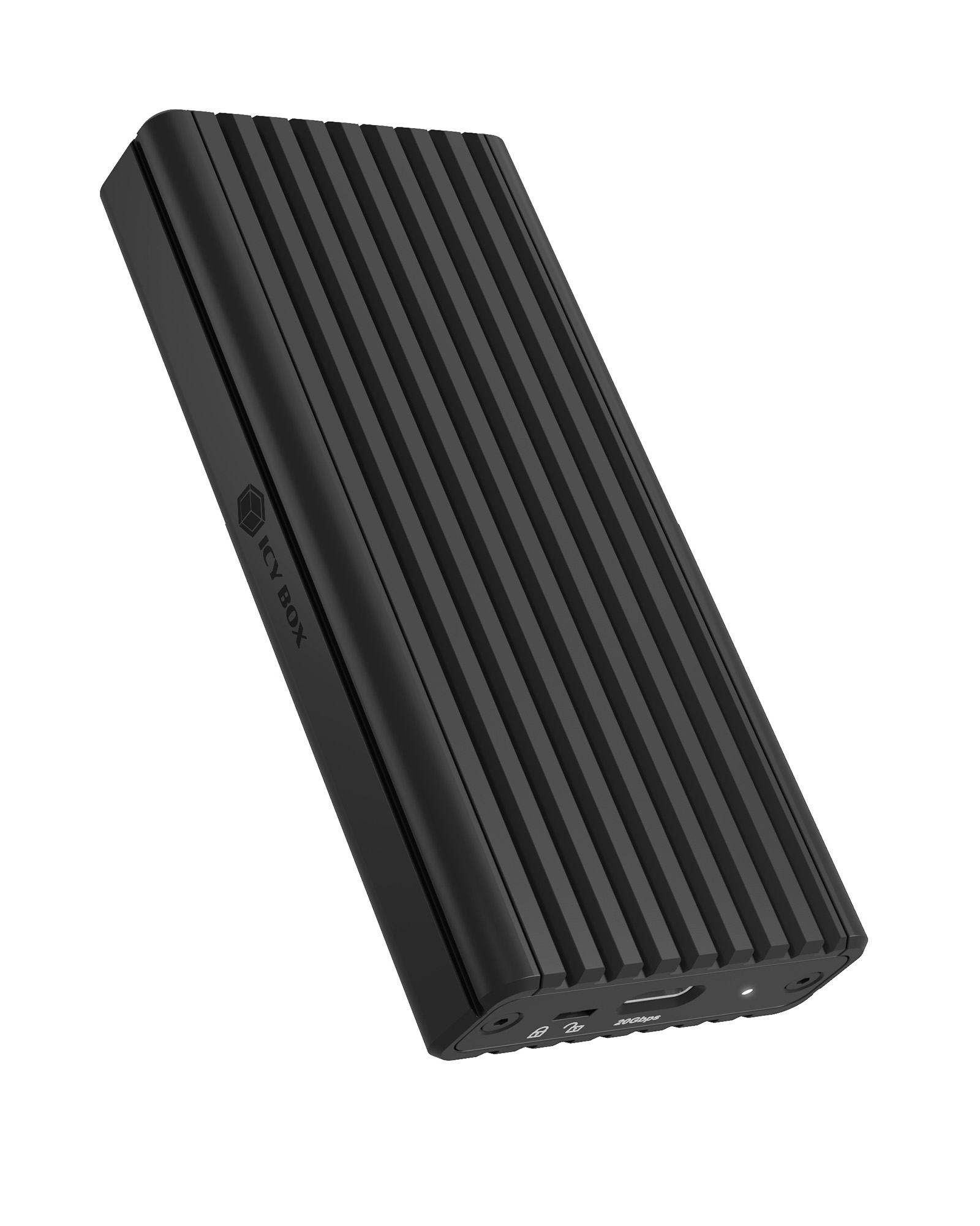 Geh. IcyBox für NVMe M.2 SSD zu Type-C USB 3.2