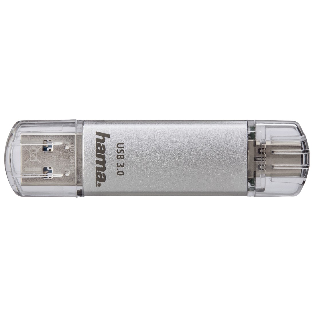 hama USB-Stick C-Laeta silber 64 GB, 1 St.