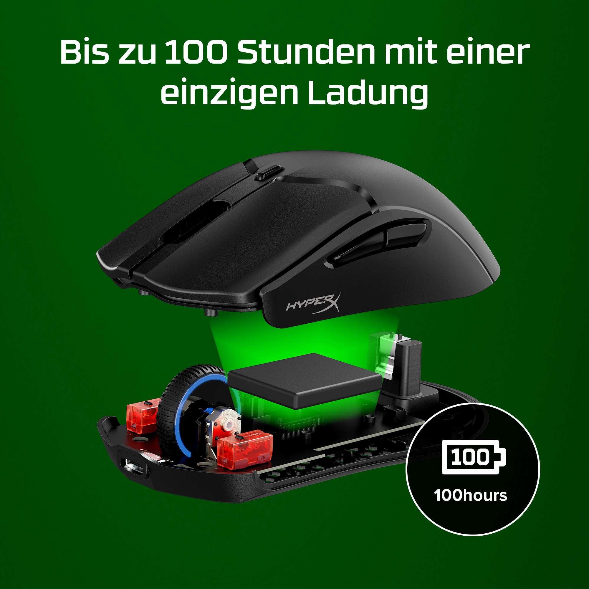 HP HyperX Pulsefire Haste 2 Mini Wireless Black Gaming Mouse