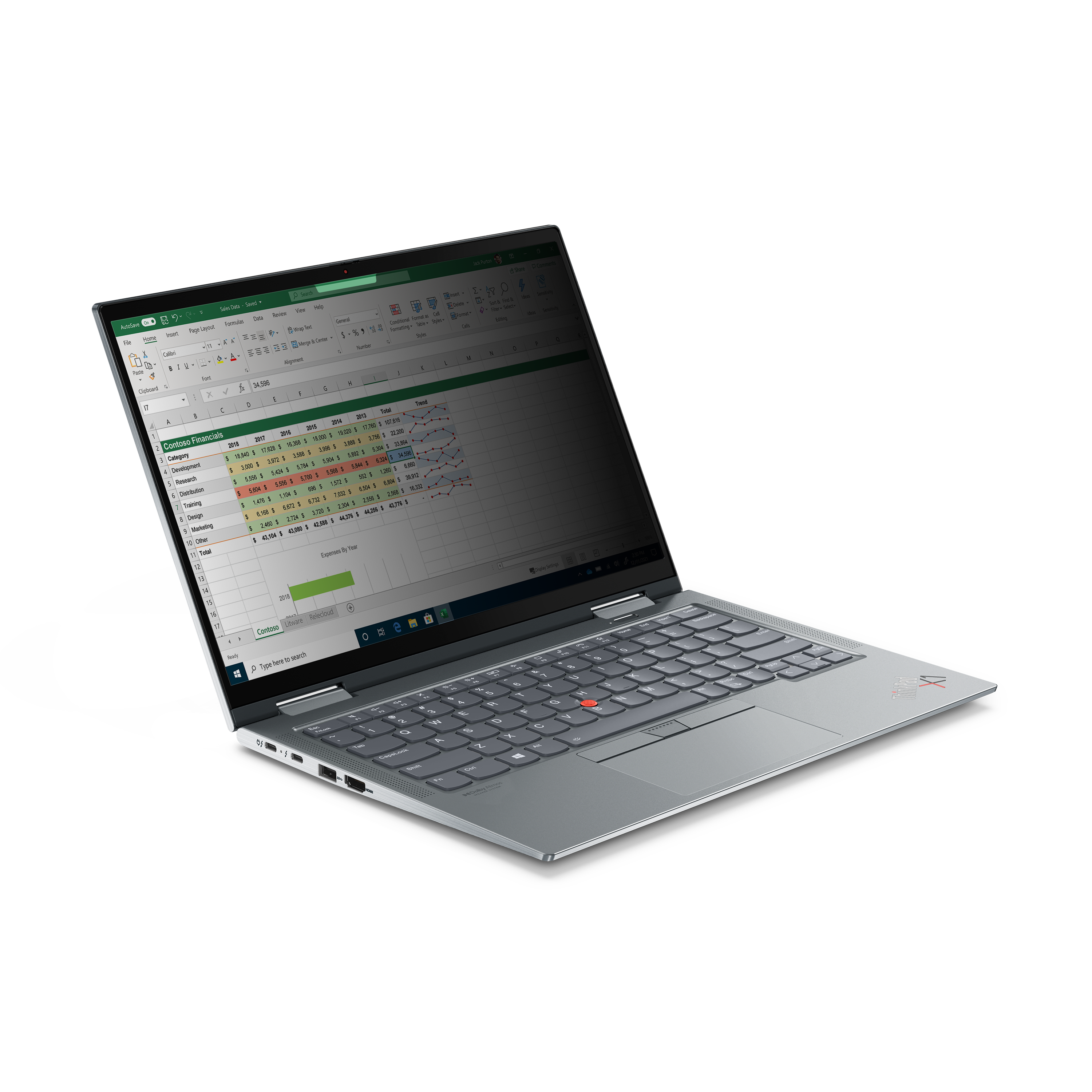 Lenovo Blickschutzfilter 14 - ThinkPad T14s2-1 X1 Yoga G6