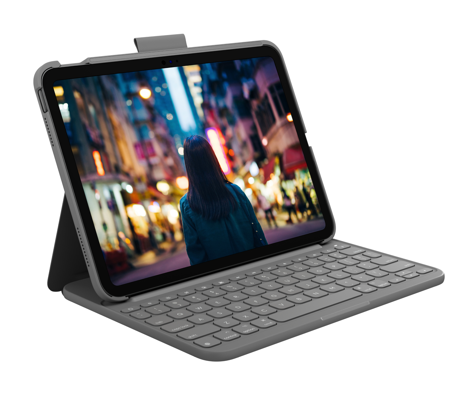 SLIM FOLIO FOR IPAD (10TH GEN) GREY - CH - CENTRAL