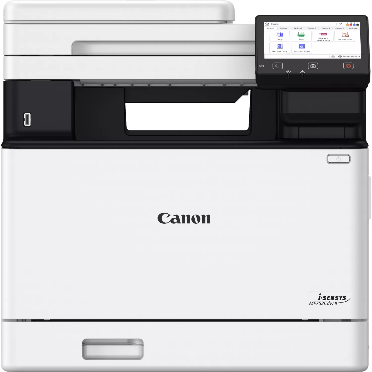 Canon i-SENSYS MF752Cdw II 3 in 1 Farblaser-Multifunktionsdrucker grau