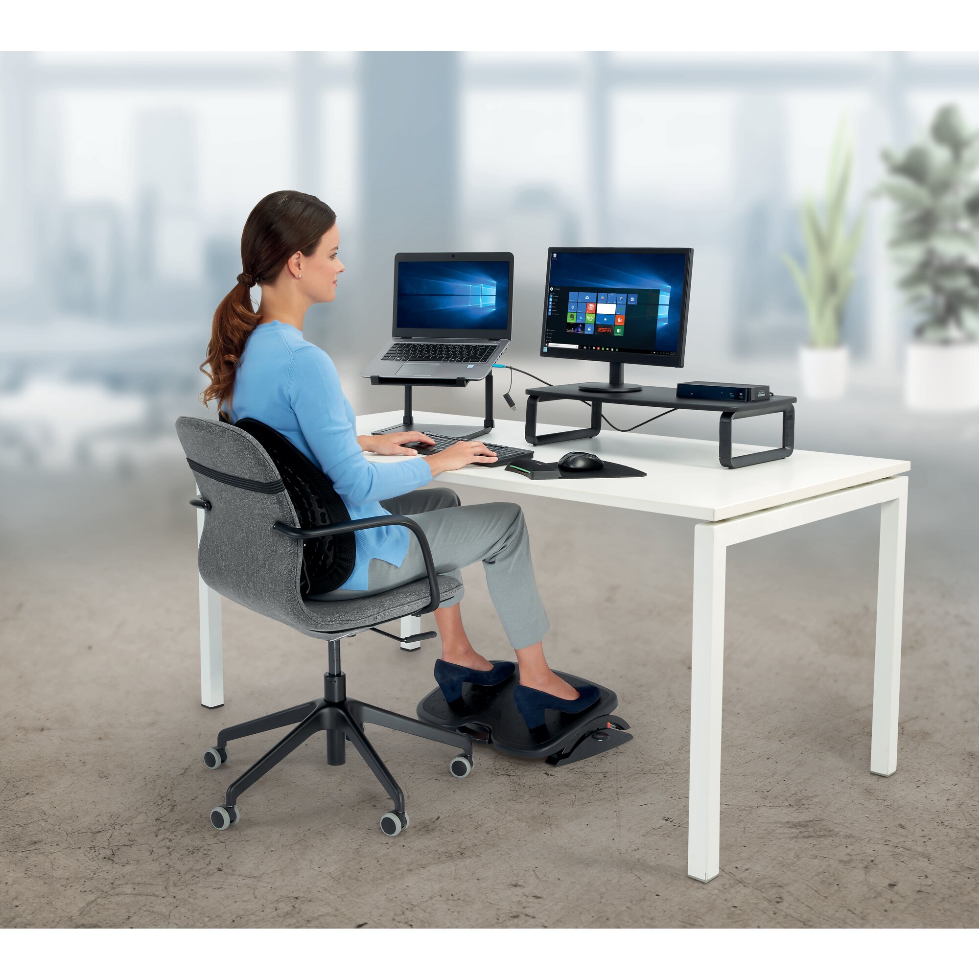 Kensington Mousepad mit Handgelenkauflage schwarz
