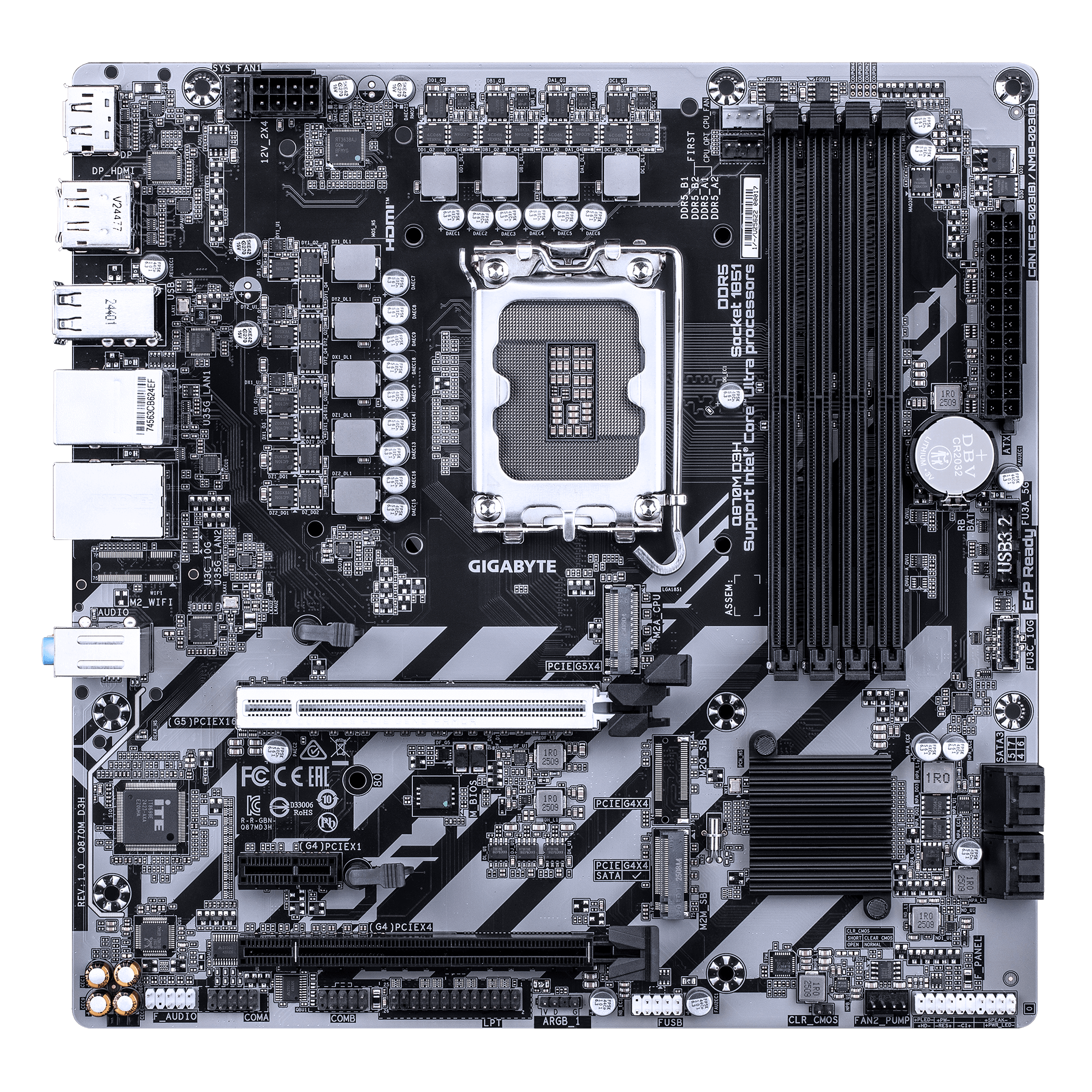 Gigabyte Q870M D3H (Q870,S1851,mATX,DDR5