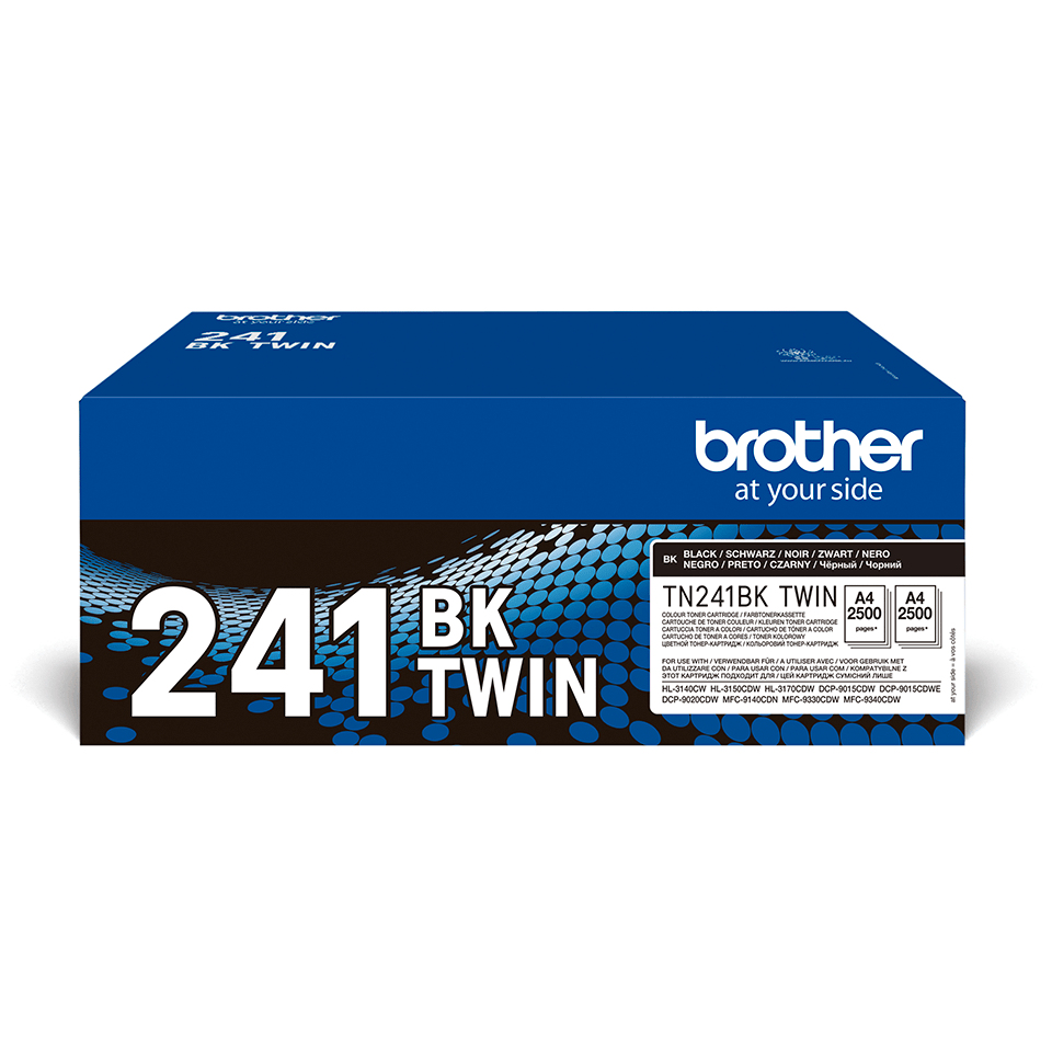TN-241BKTWIN TONER F. DCP9020CD 70CDW/MFC-9140CDN/9330CDW/40CDW