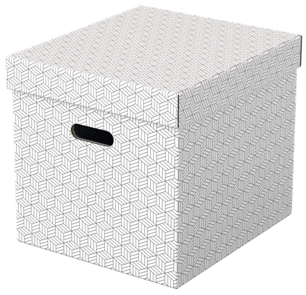 Esselte Home Aufbewahrungsboxen 33,0 l weiß 32,0 x 36,5 x 31,5 cm, 3 St.