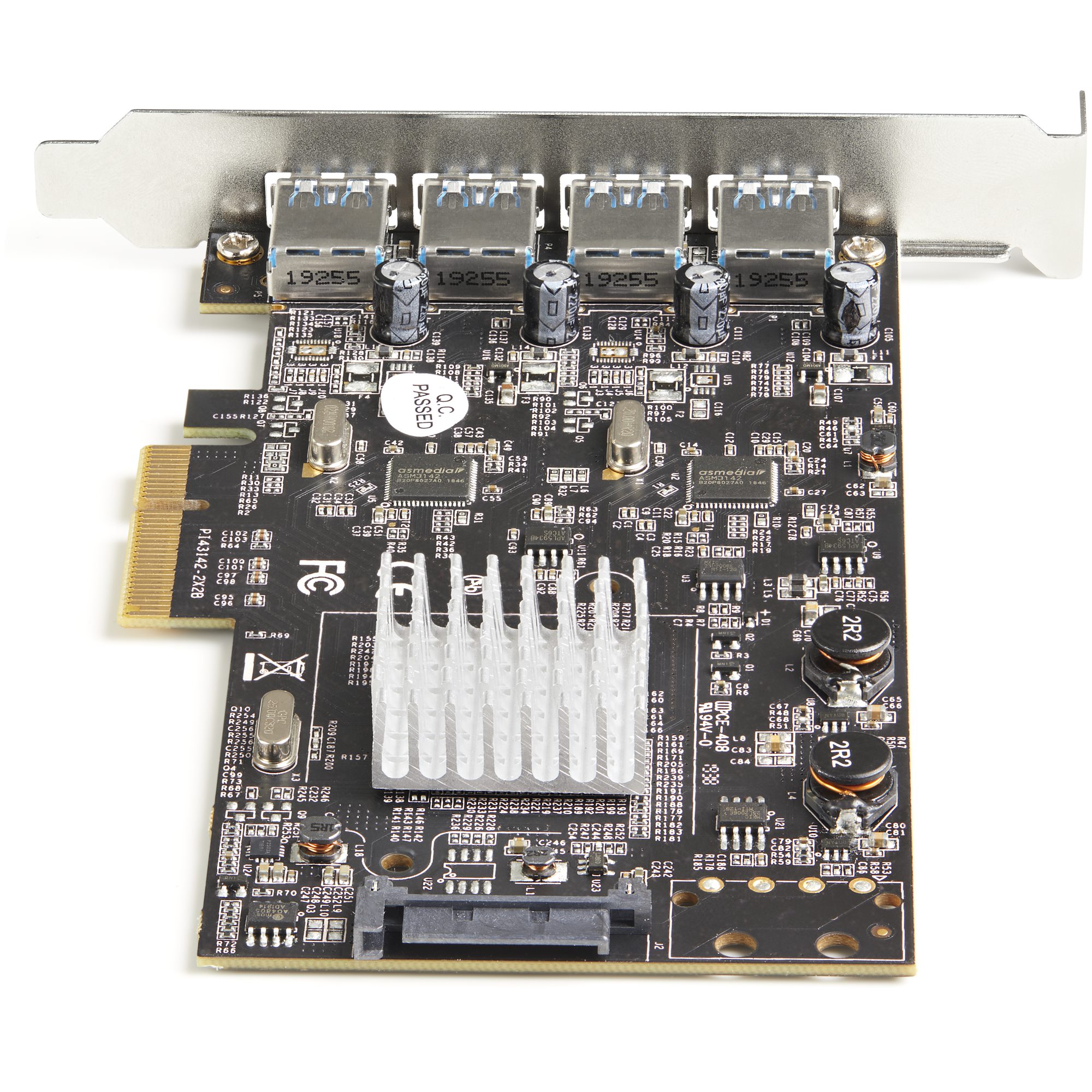 STARTECH.COM 4-Port USB 3.2 Gen 2 PCIe Karte - USB-A SuperSpeed 10Gbit/s PCI Express 3.0 x2 Host-Controller-Karte - USB Typ A