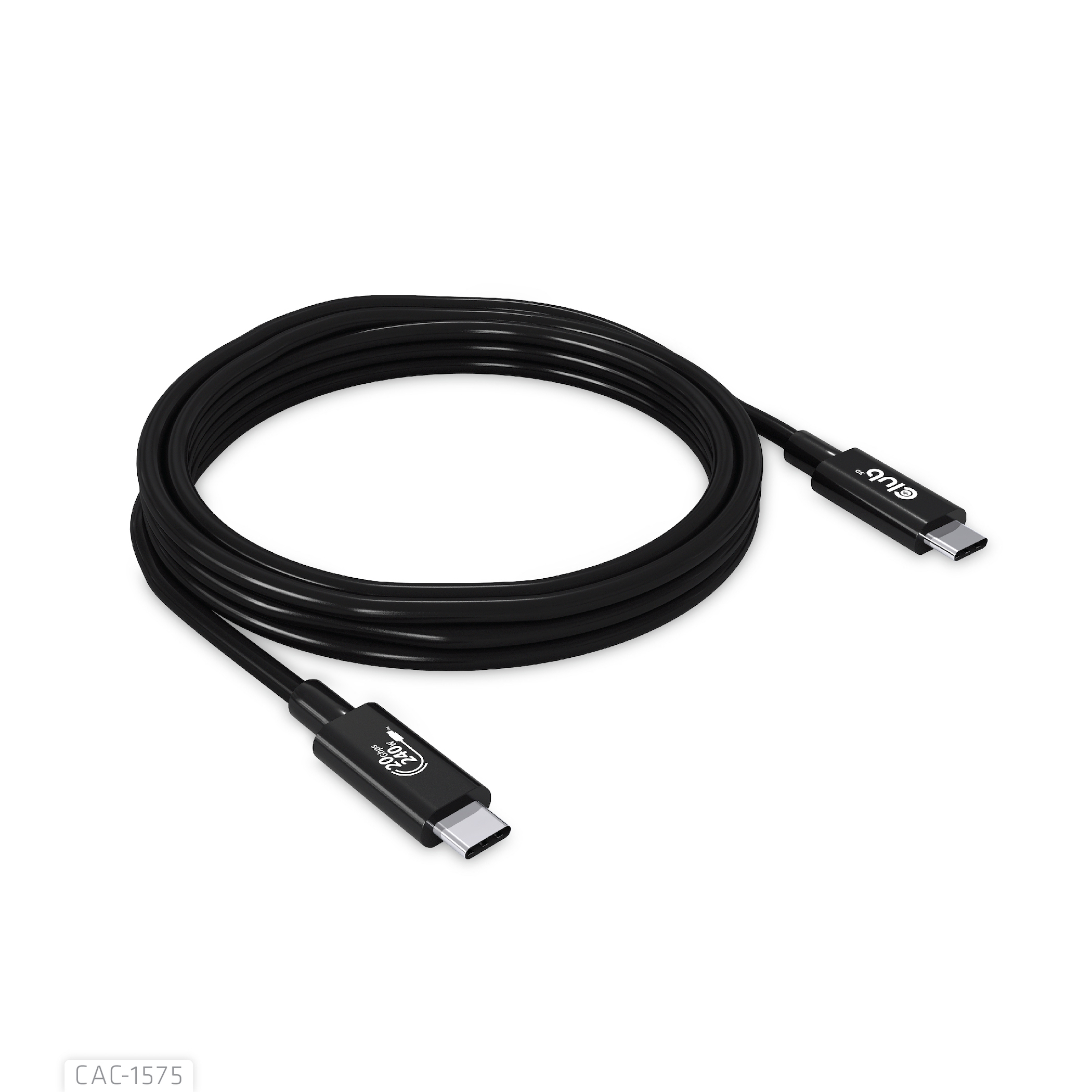 Club3D Kabel USB 4 Typ C PD 240W / 4K / 20Gbps 2m St/St retail