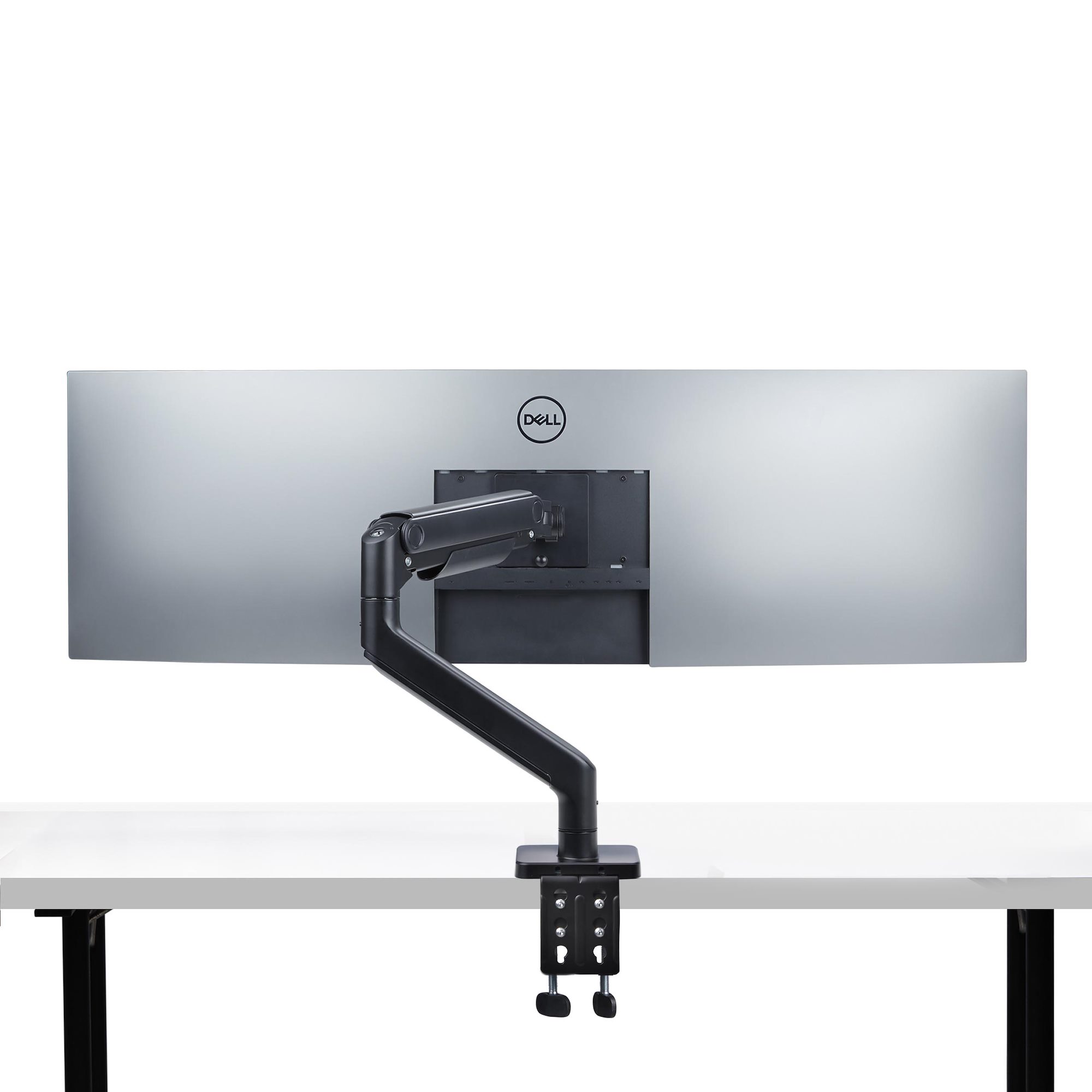 STARTECH.COM Monitortischhalterung fur 124,46cm 49Zoll 32:9 UW Curved-Bildschirm VESA Monitorhalterung mit Federarm max. 20kg