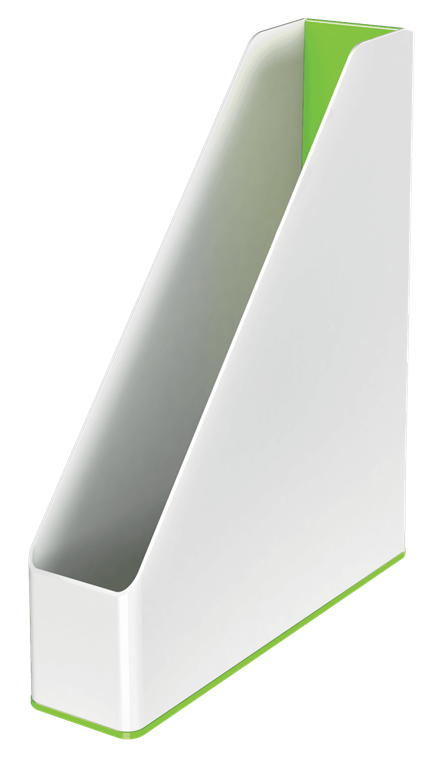 LEITZ Stehsammler WOW Duo Colour 53621054 perlweiß/grün Kunststoff, DIN A4, 1 St.