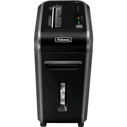 Fellowes Powershred 99Ci Aktenvernichter mit Partikelschnitt P-4, 4 x 38 mm, bis 18 Blatt, schwarz