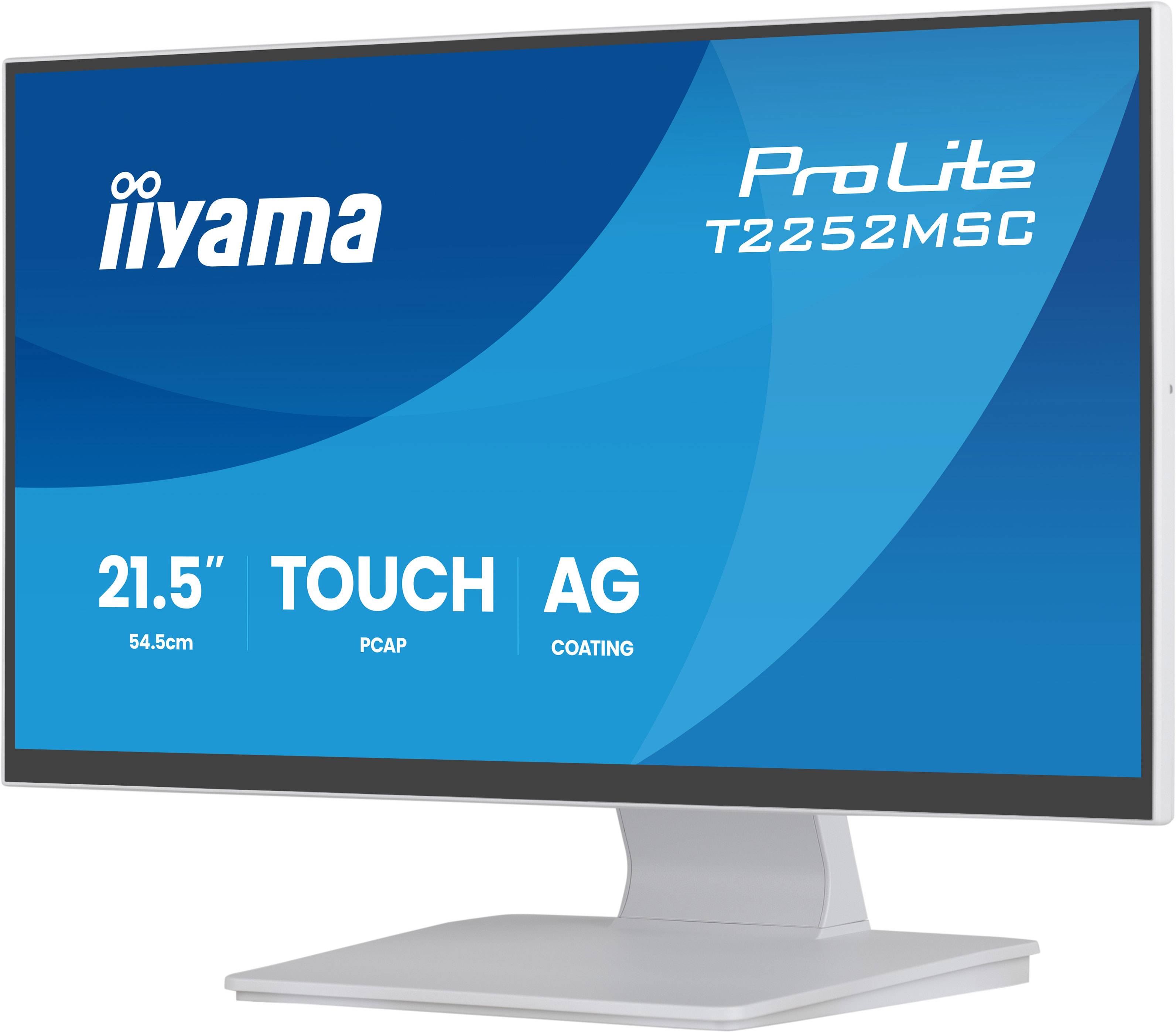 IIYAMA 54.5cm (21,5) T2252MSC-W2AG 16:9 Touch HDMI+DP+2xUSB