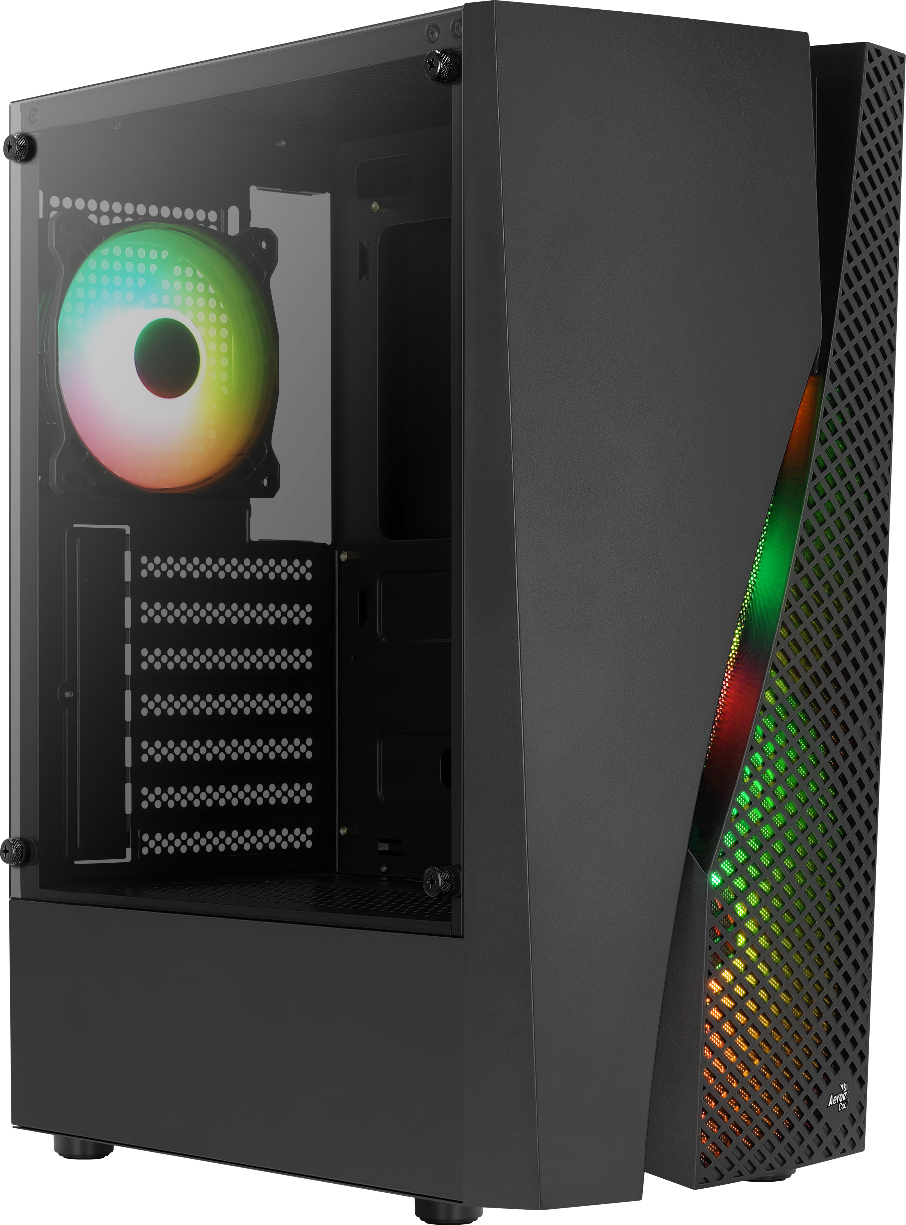 AeroCool Geh Midi Wave V3 (B/Win/RGB)mi.ATX/ATX/ITX