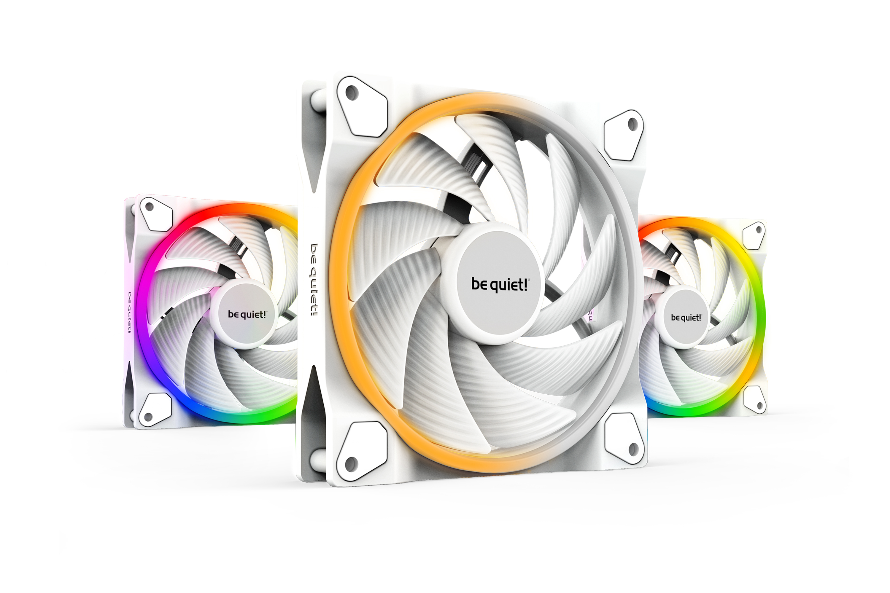 be quiet LUefter 14014025 Light Wings White PWM speed 3x