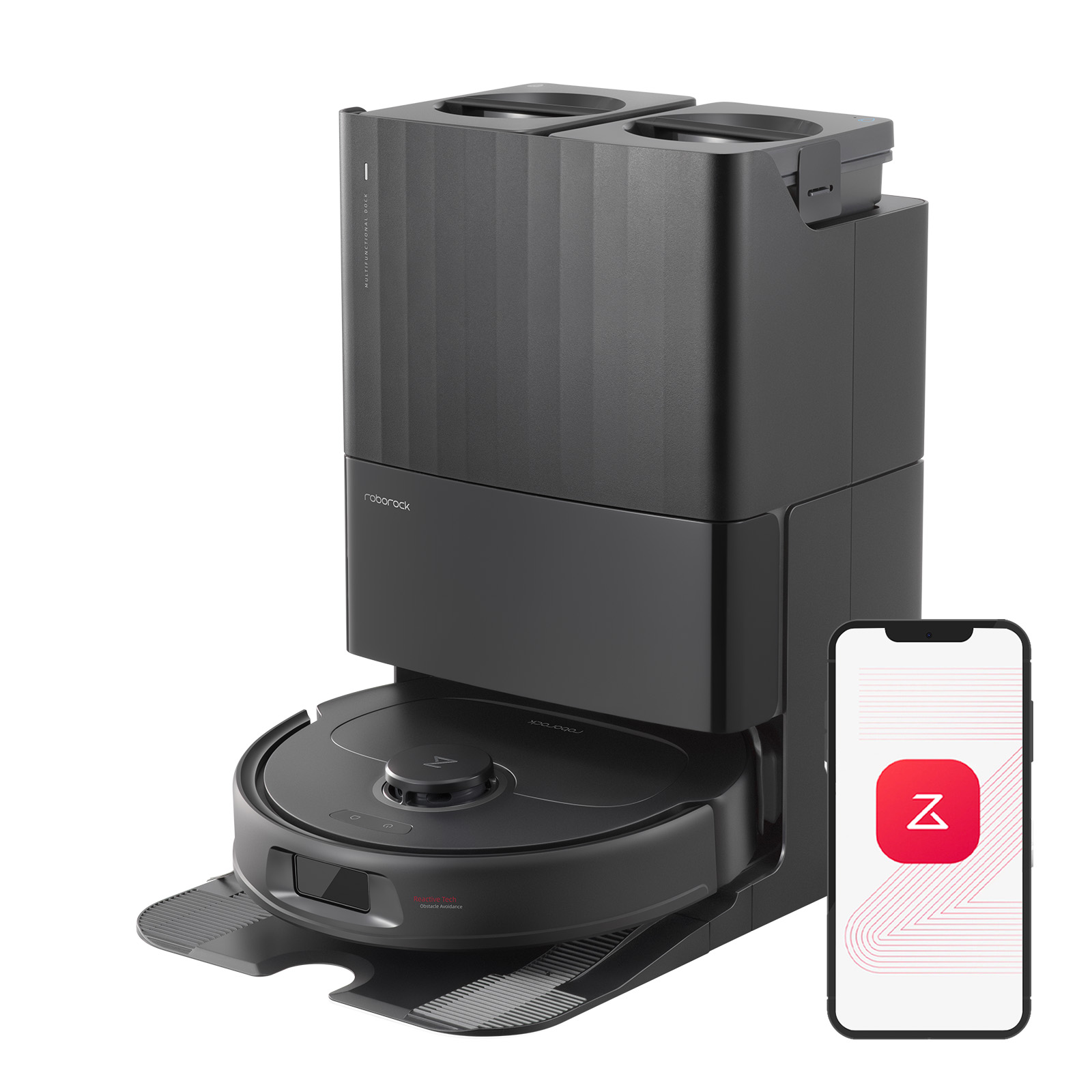 Roborock Qrevo Plus, schwarz