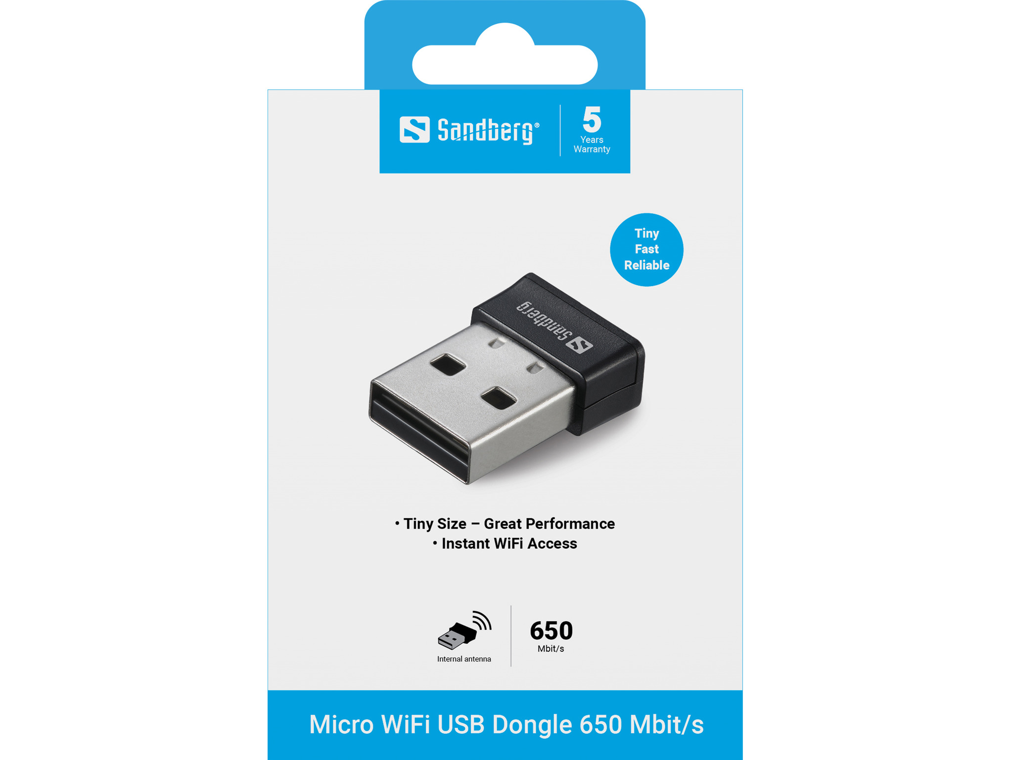 SANDBERG Micro Wifi Dongle 650 Mbit/s