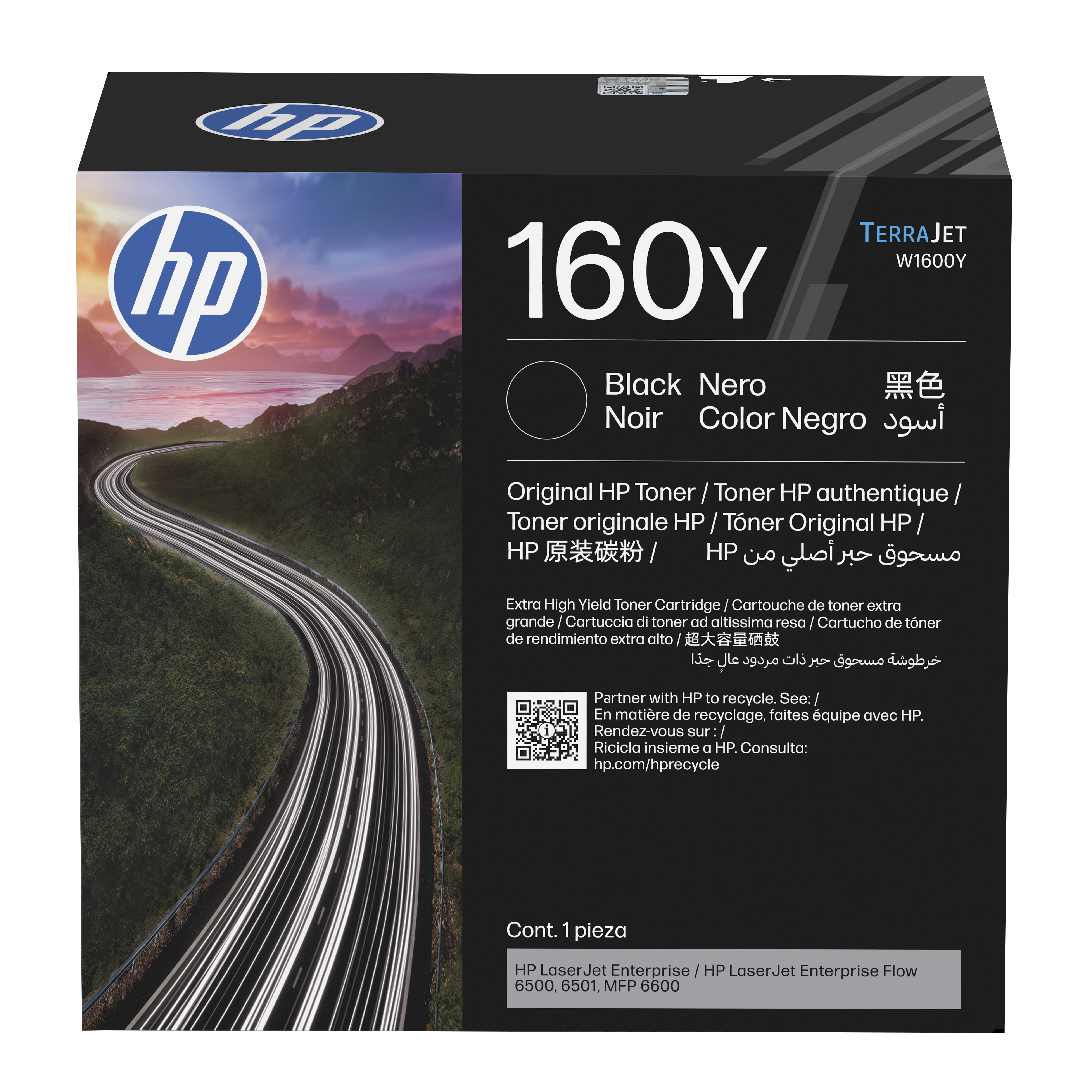 HP 160Y (W1600Y) schwarz Tonerkartusche