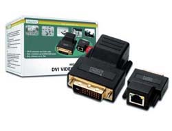 DIGITUS Extender DVI Video über Cat5/UTP bis zu 70m
