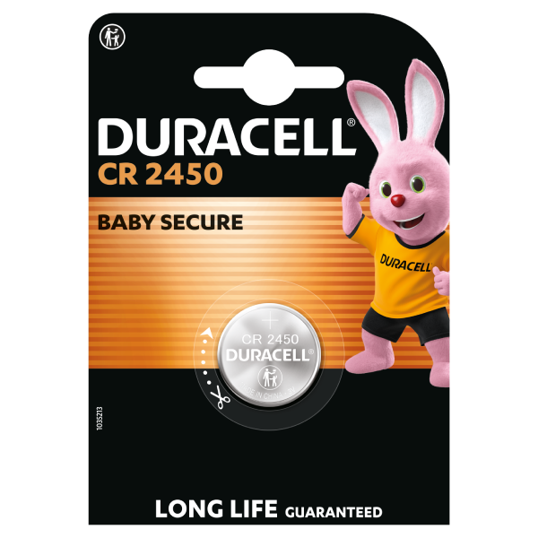 Duracell Batterie Knopfzelle CR2450 3.0V Lithium 1St.