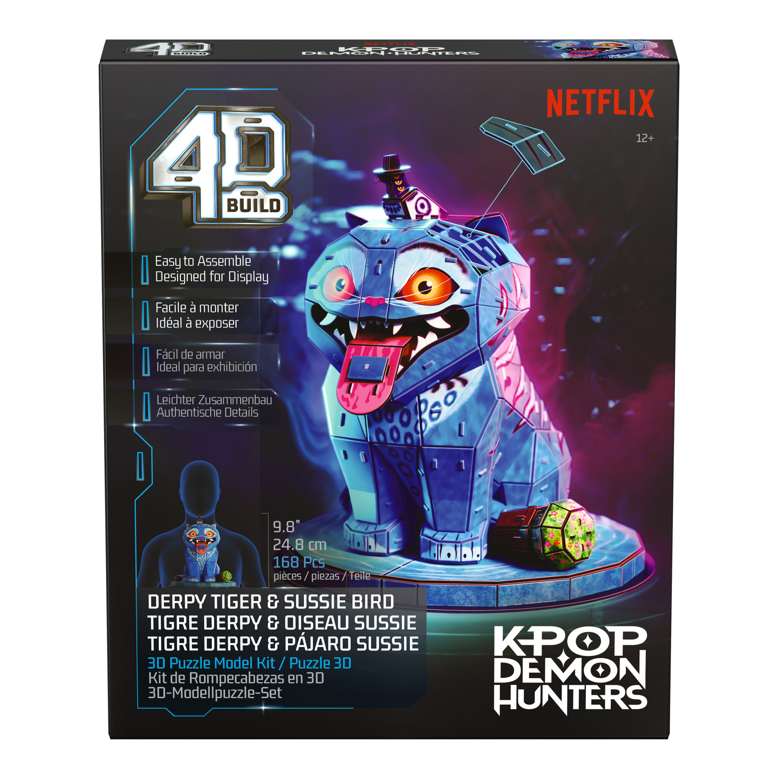 4D Build - K-Pop Demon Hunters - Derpy Tiger und Sussie Vogel , Modellbau