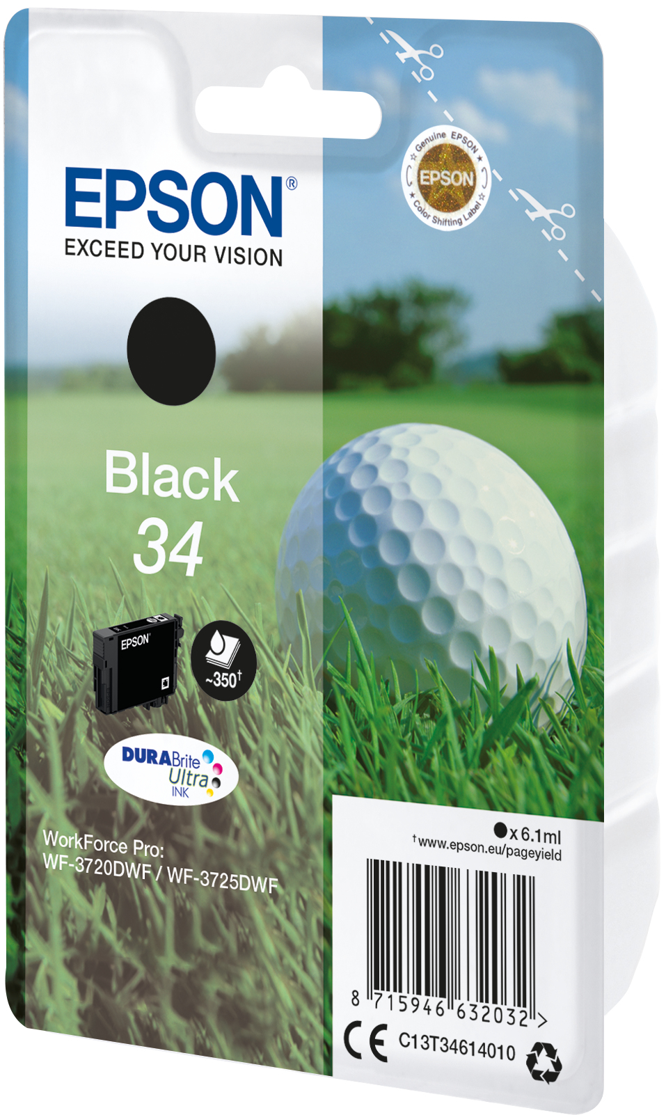EPSON 34 / T3461 (Golfball) schwarz Druckerpatrone