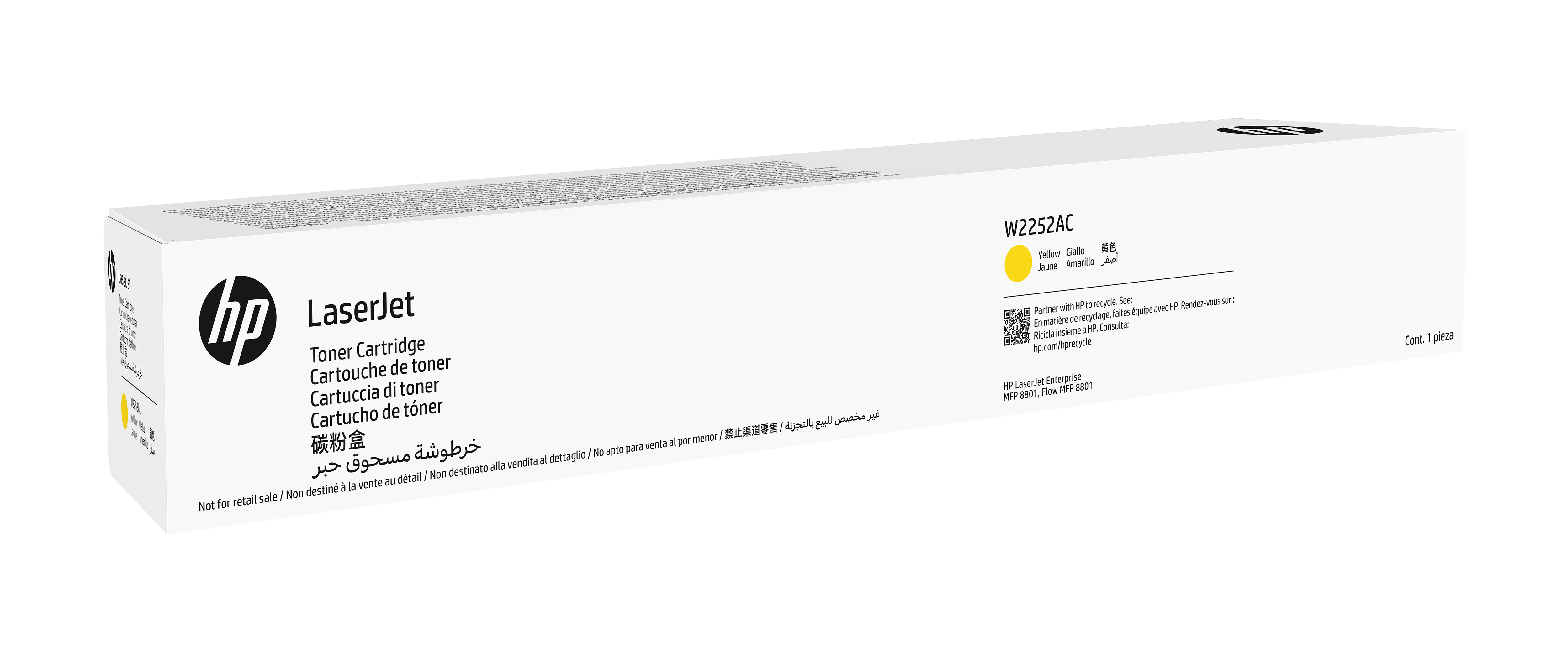 HP LaserJet Yellow contractual Toner Cartridge 40K