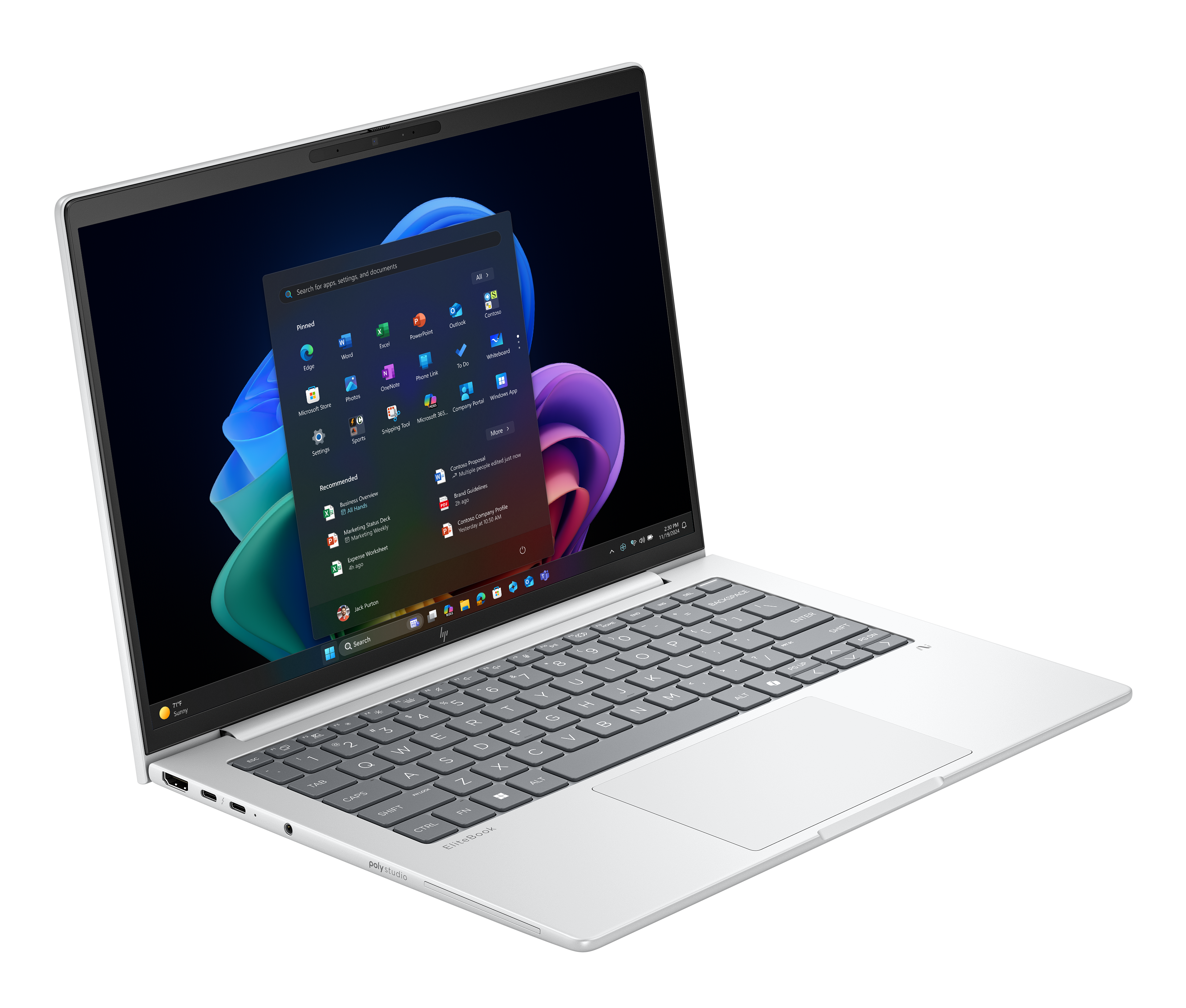 HP EliteBook 8 G1a AMD Ryzen AI 5 340 35,56cm 14Zoll 2,5K 32GB 512GB/SSD W11P SmartBuy 3J Gar (DE)
