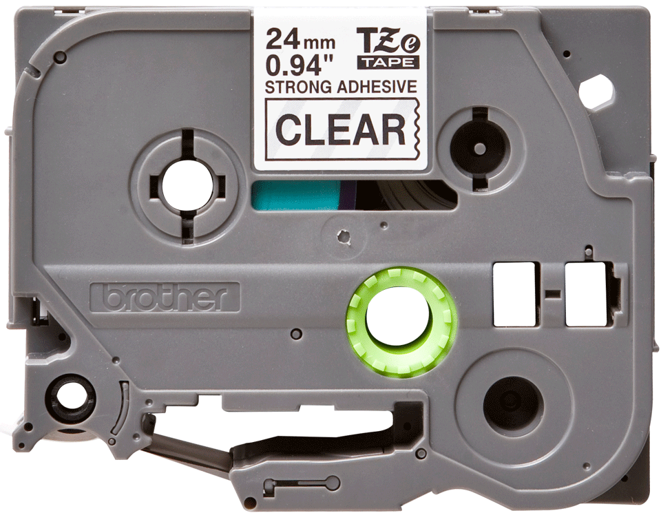 TZE-S151 LAMINATED TAPE M 8M 8M BLACK ON CLEAR EXTRA-STRONG