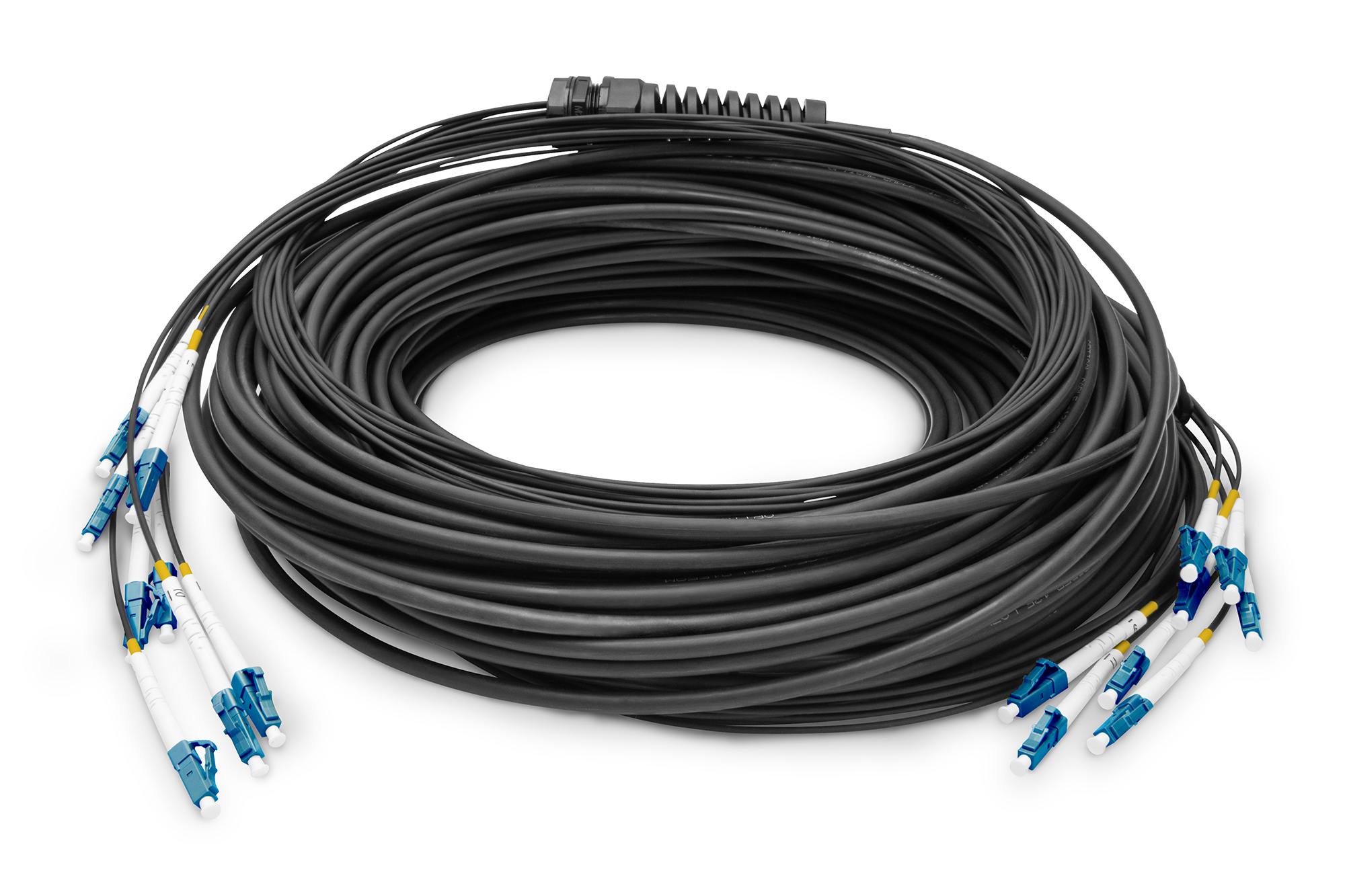 Glasfaser Universal Breakout Kabel, Duplex, LC/UPC Stecker, Singlemode OS2