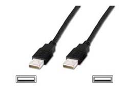DIGITUS USB 2.0 Anschlusskabel Typ A -A St/St 5.0m, sw