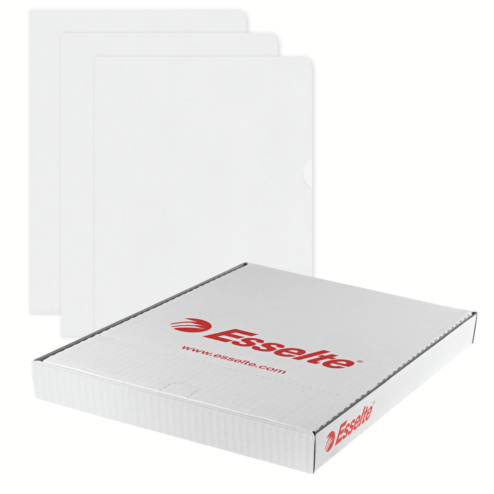 Esselte Sichthüllen Standard Plus 54850 DIN A5 transparent genarbt 0,12 mm, 100 St.